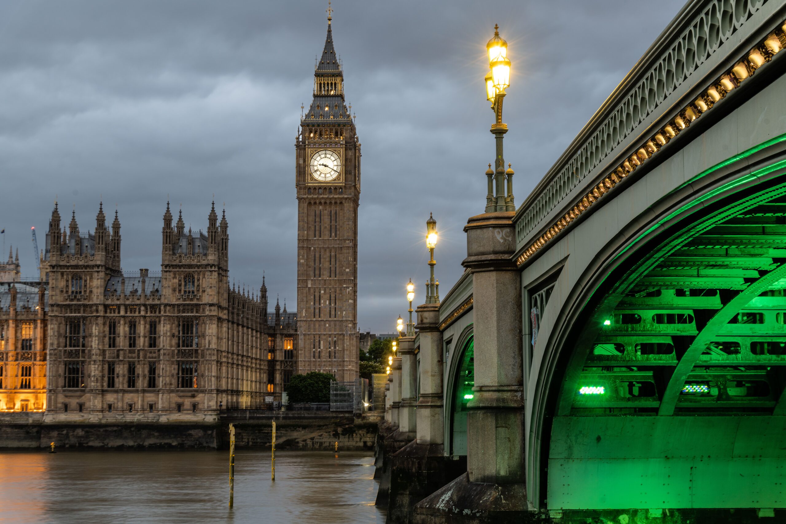 The Big Ben tower located in the heart of London, England
